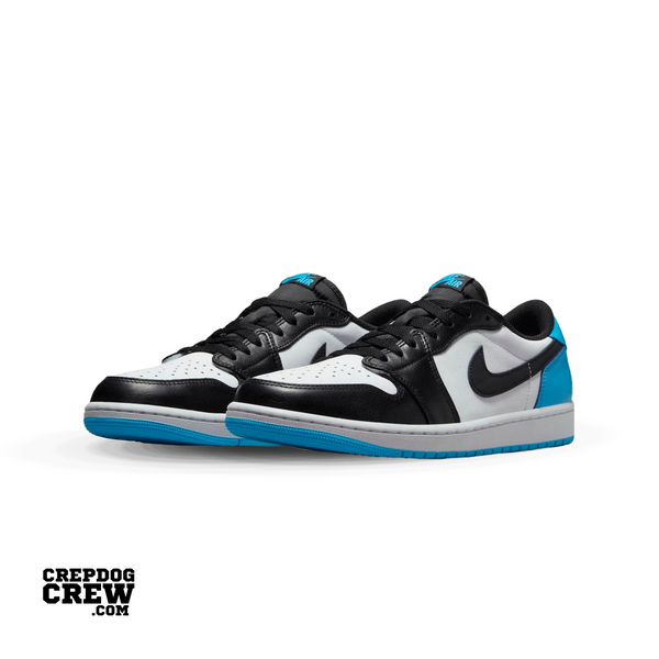 black and blue jordan low