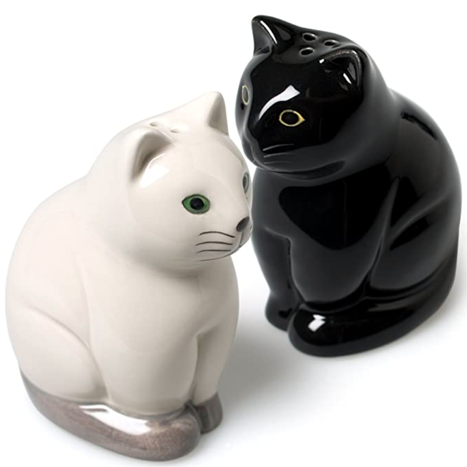 cat salt and pepper shakers