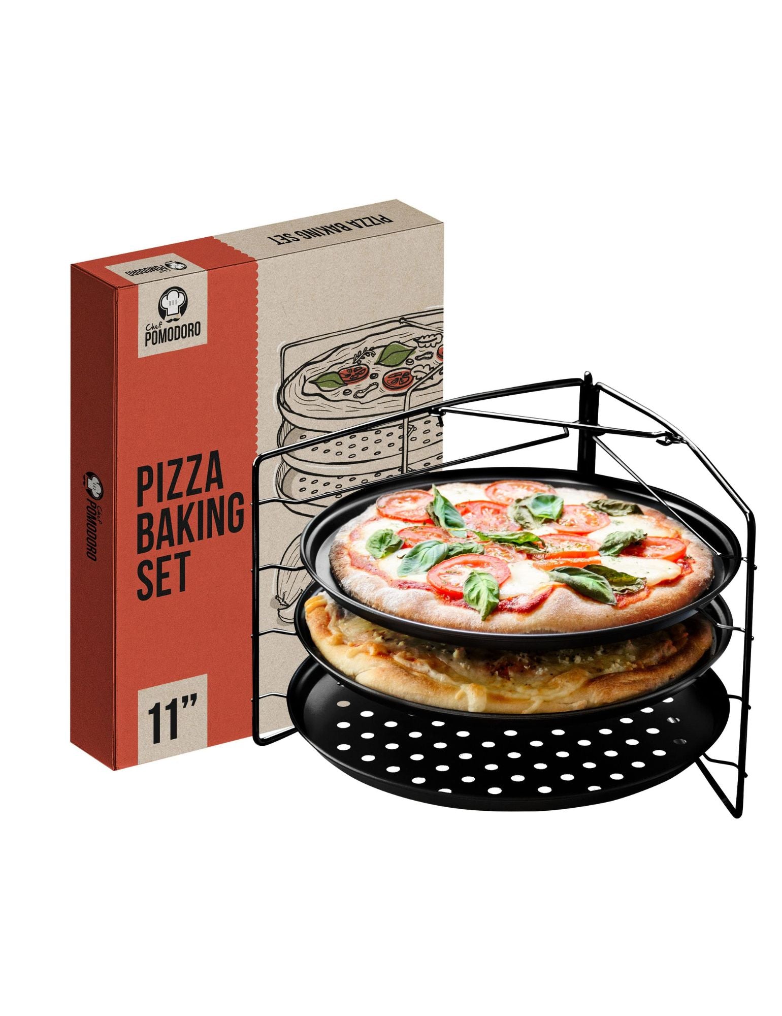 Chef Pomodoro Chicago Deep Dish Pizza Pan, 1 - Smith's Food and Drug