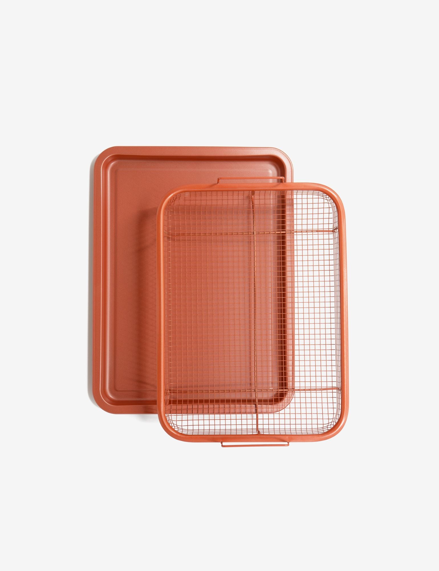 Copper Crisper Tray Non-Stick Oven Baking Tray with Elevated Mesh