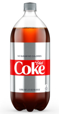 2 liter diet coke bottle