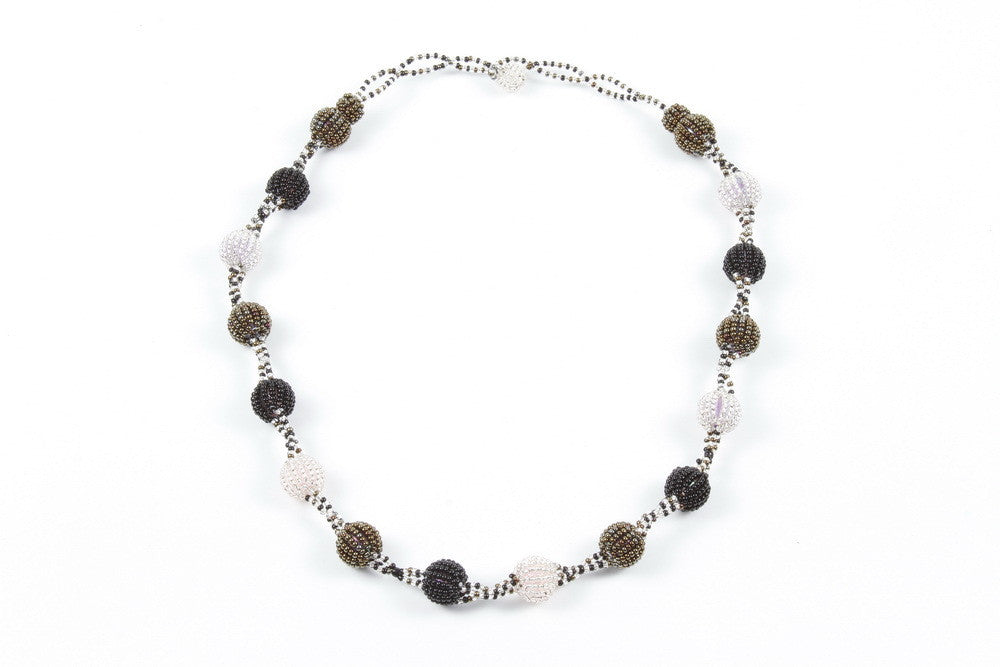 silver bauble necklace