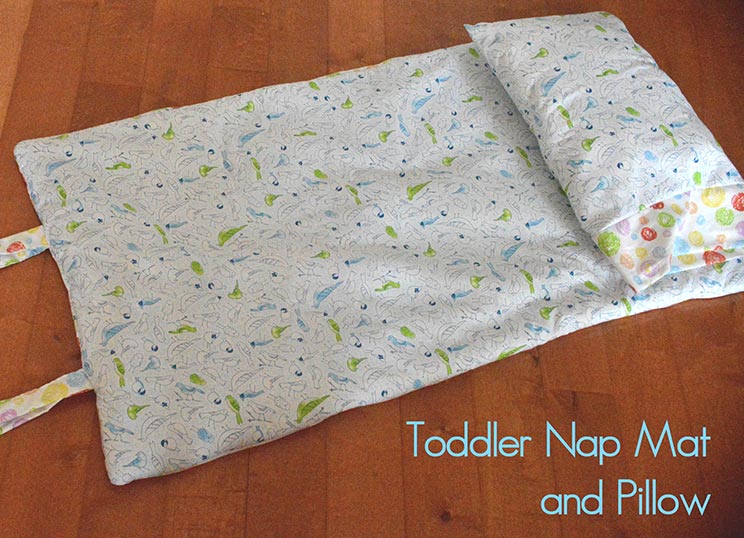 Toddler Nap Mat and Pillow