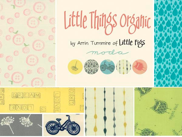 LIttle Things Organic Cotton Quilting Fabric by Arrin Turnmire for Moda Fabrics | HoneyBeGood