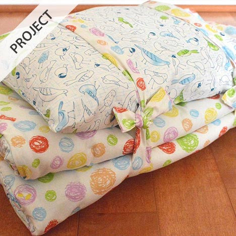 Toddler Nap Mat And Pillow Free Tutorial