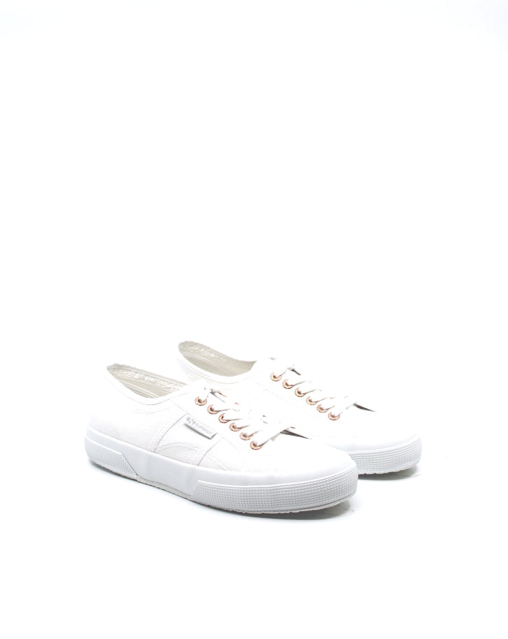 superga classic white rose gold