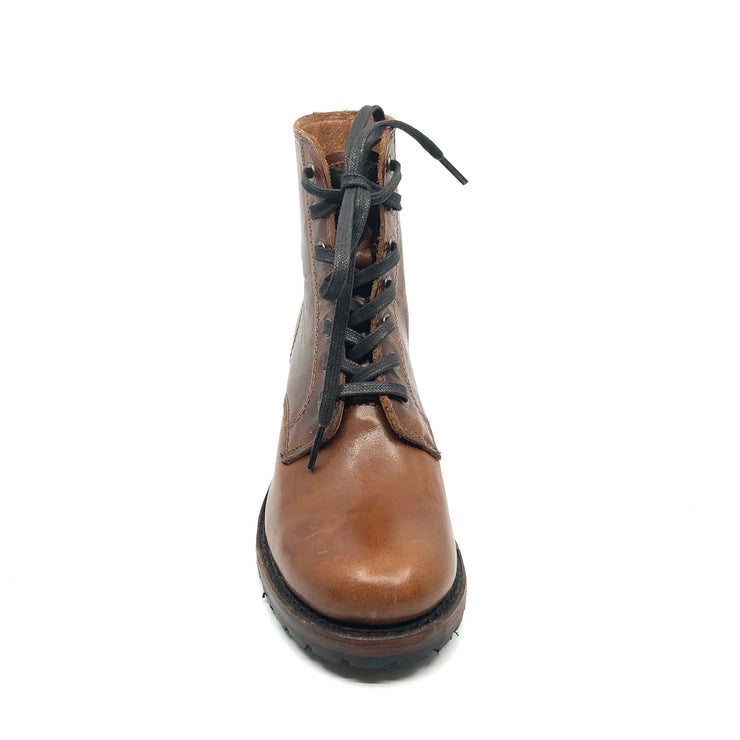 Frye Sabrina 6G Lace Up Cognac | Dear Lucy