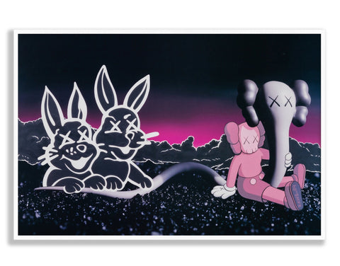 KAWS Black x LV Wall Art – Hyped Art