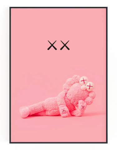 KAWS Black x LV Wall Art