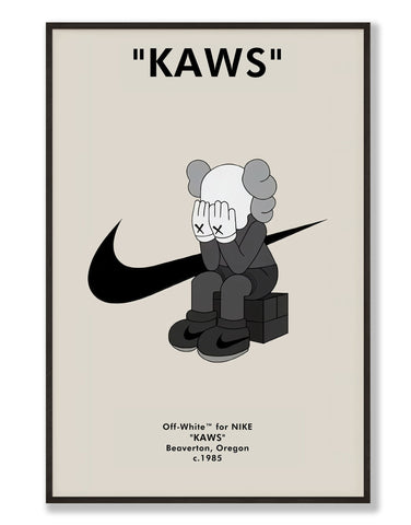 KAWS Black x LV Wall Art – Hyped Art