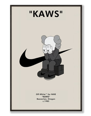 KAWS Red Bones Canvas – Hyped Art