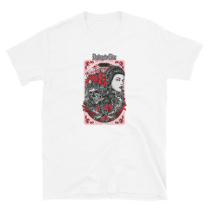 Dying to live Short-Sleeve Unisex tattoo style biker T-Shirt
