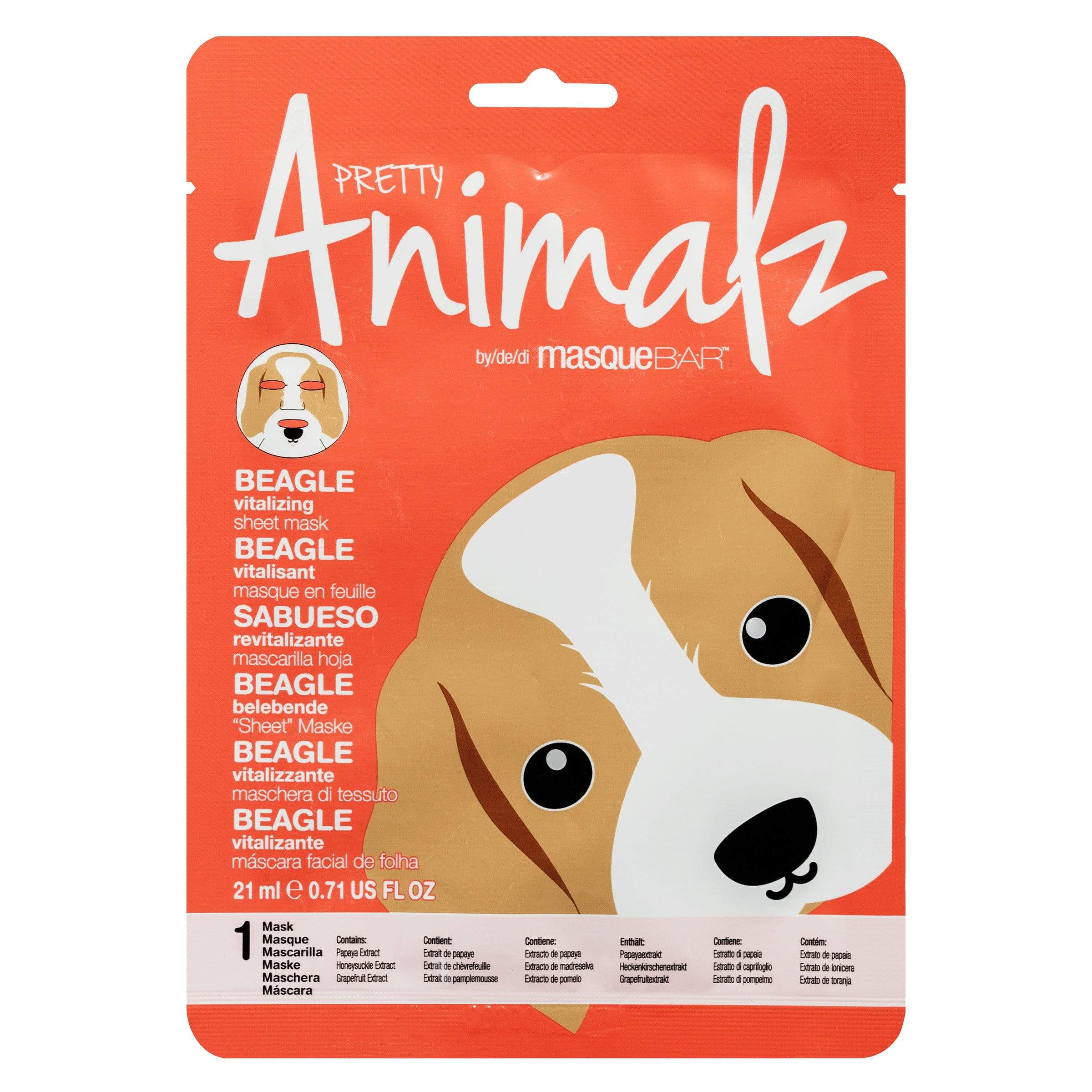 Pretty Animalz Beagle Sheet Mask - masque BAR product image