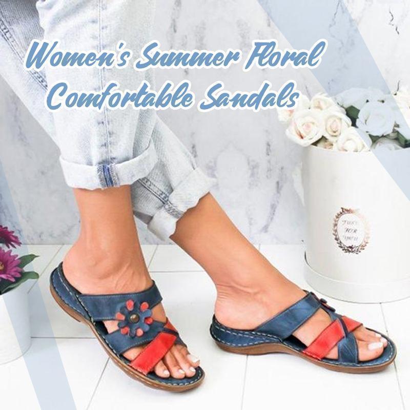 Summer Floral Comfortable Sandals – awzh