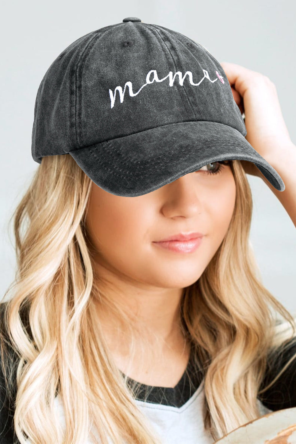 mama embroidered hat