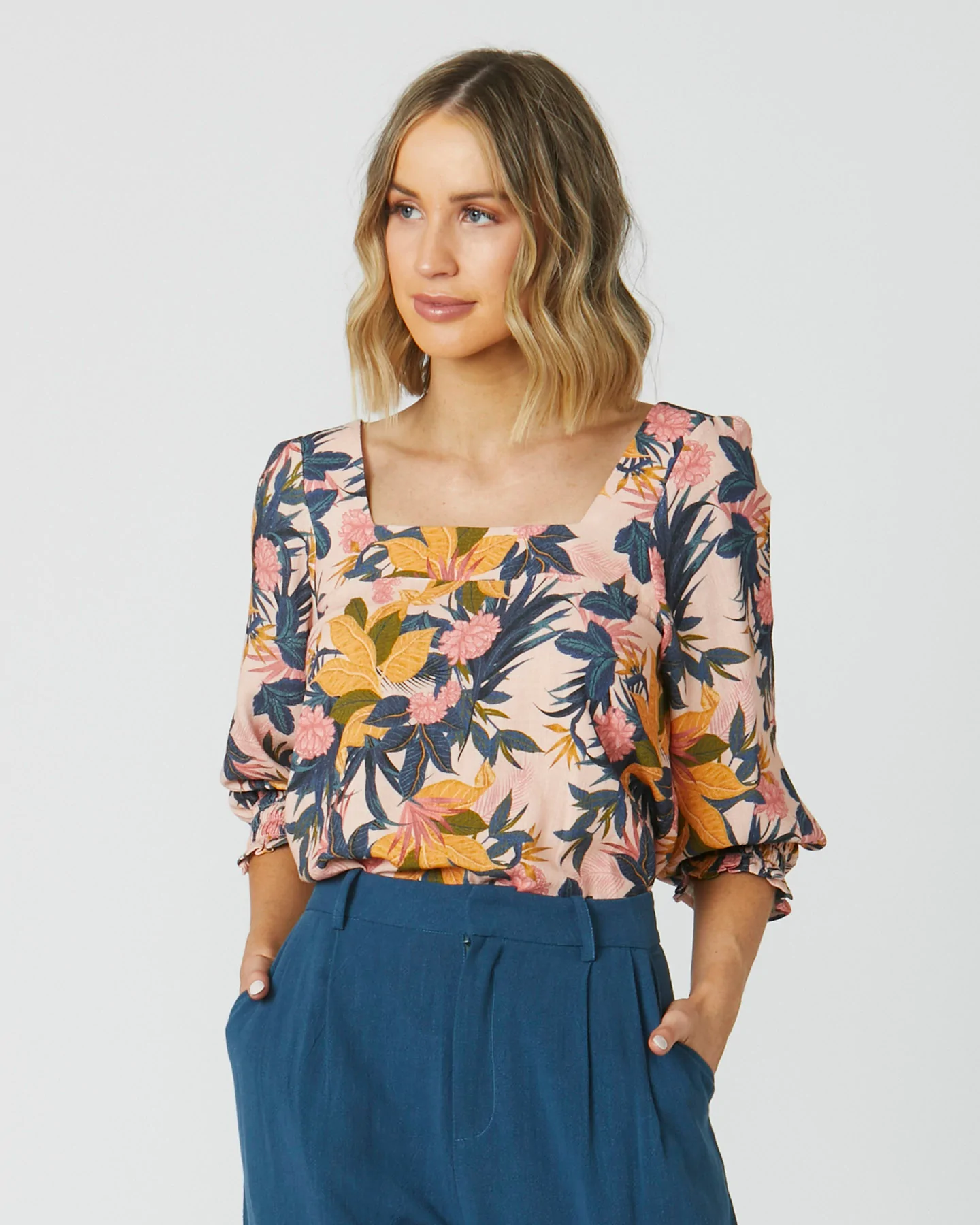 Buy Sass Clothing - Alexis Top - Tropical Buy Gift, Clothing, Footwear ...
