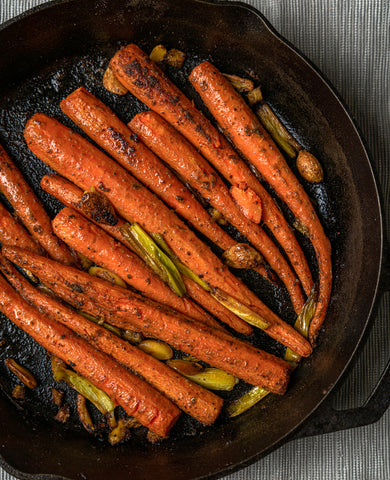 folded steel cast ion carrots