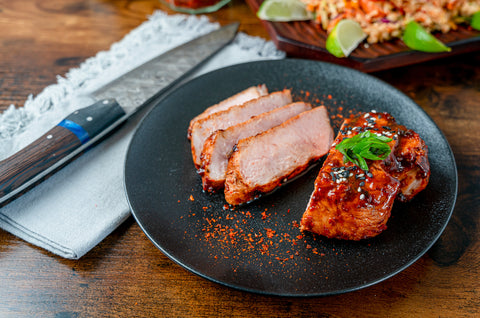 folded steel korean pork chops