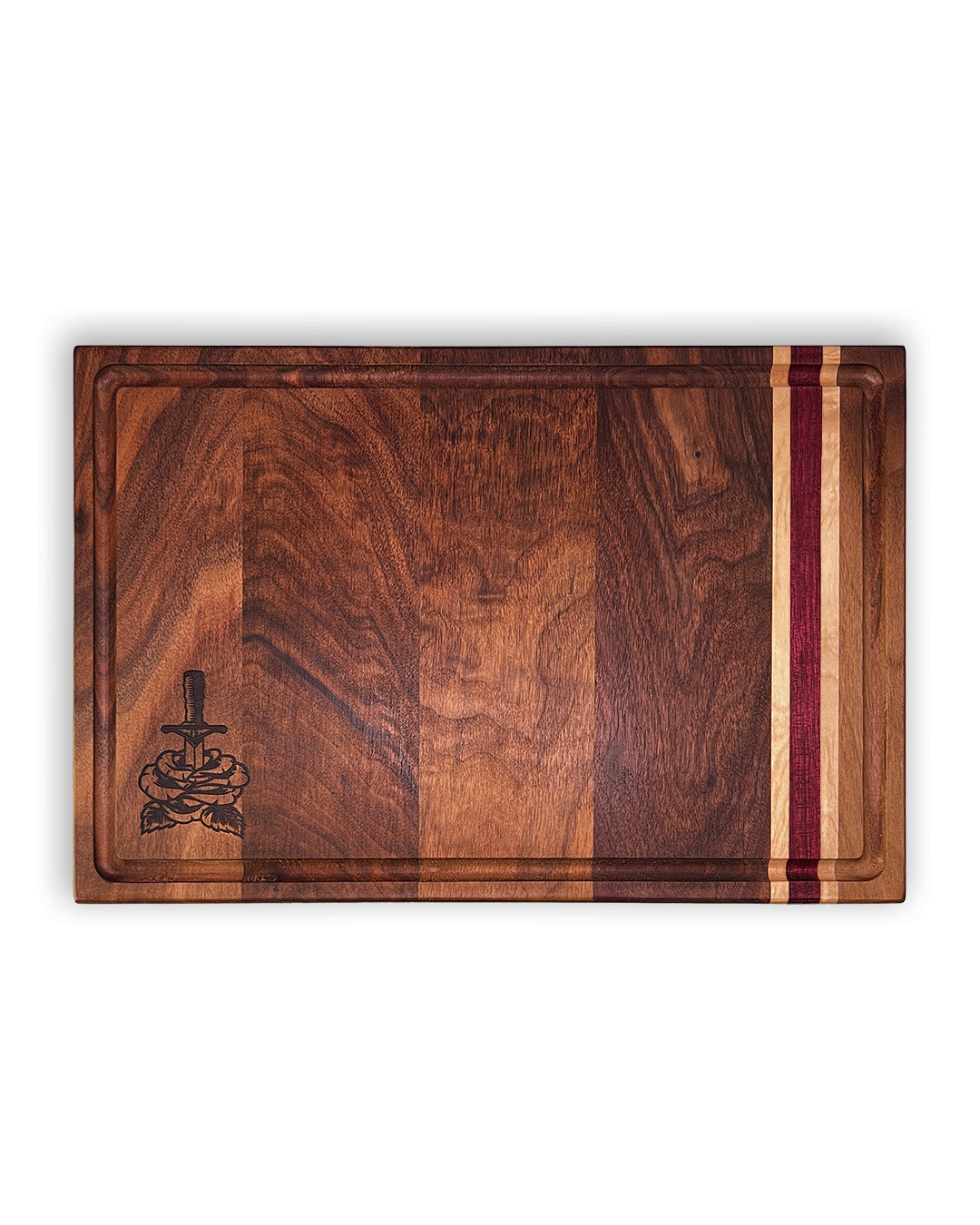 Walnut Cutting Board - Folded Steel product image