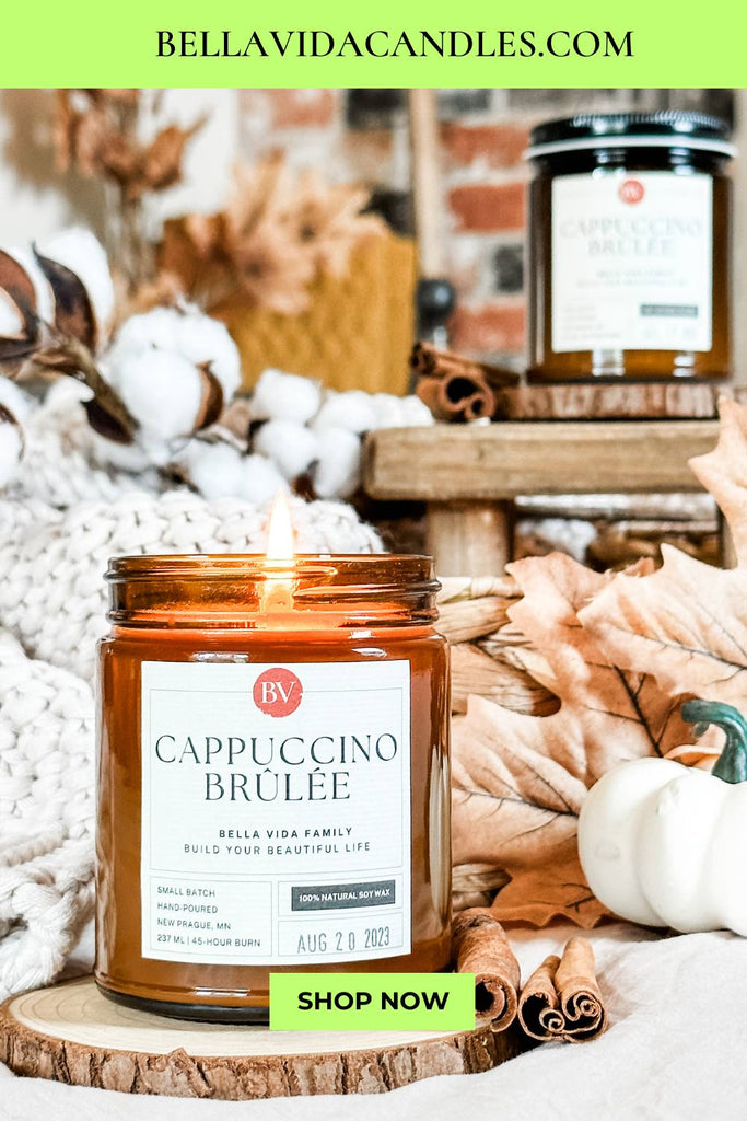 Cappuccino Brûlée fall soy candle