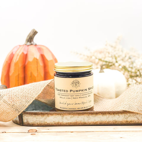 pumpkin spice everything soy candle