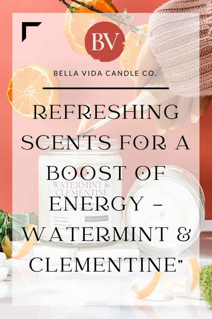 best scented candles watermint and clementine