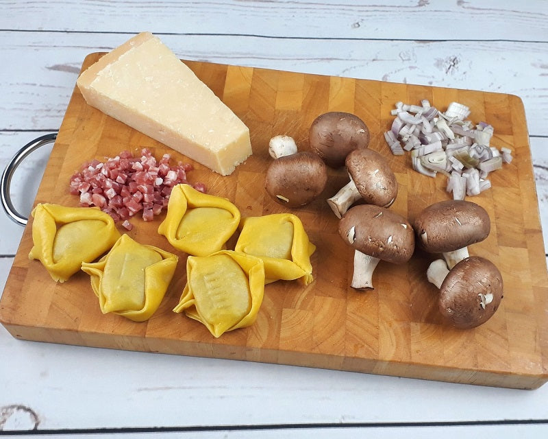 Zutaten für Rezept Tortellacci alla Boscaiola