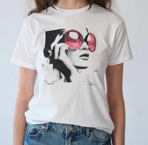 Cpress Leading Lady Mushie Tee in Worn White