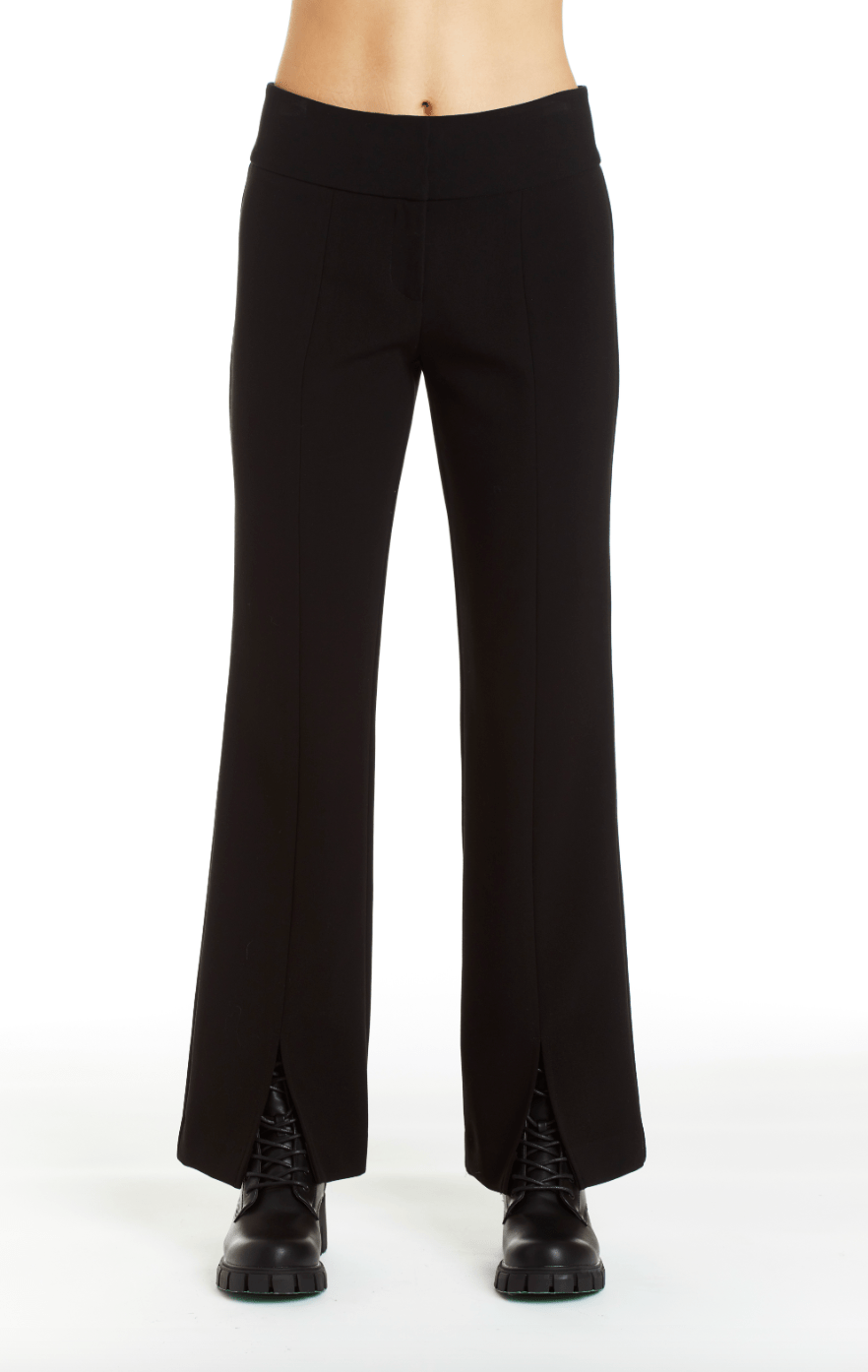 Drew Kane Satin Crepe Pant Black