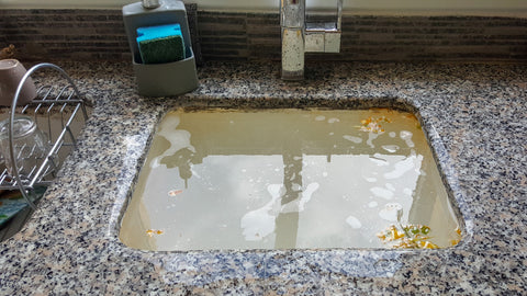 Clogged sink