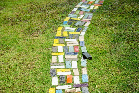 Colorful pathway
