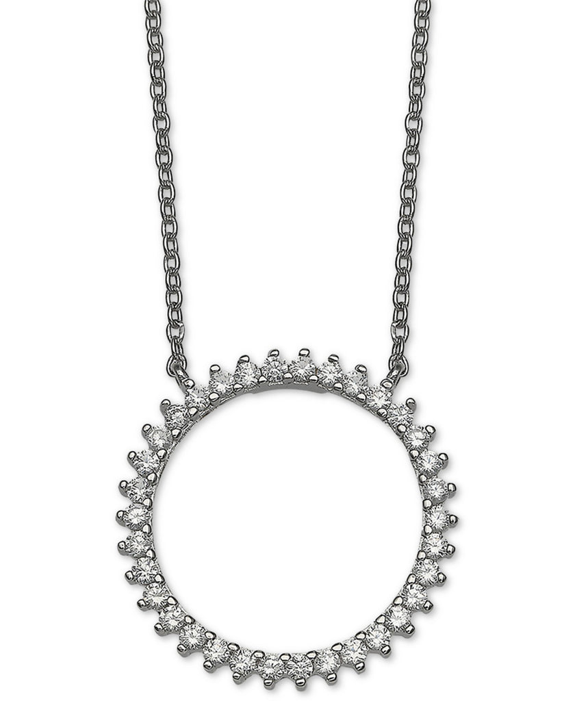 Giani Bernini Circle Station 30 Station Necklace in Sterling Silver