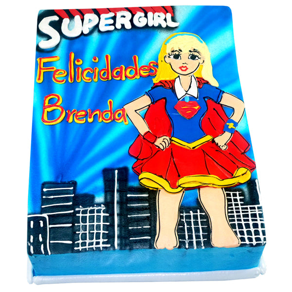 Pastel Supergirl Ciudad – Mr. Pay Pastelería