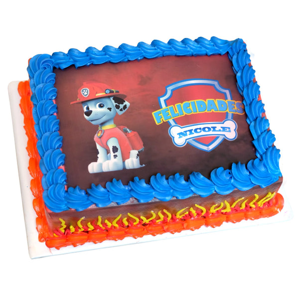 Arriba 92+ imagen pastel paw patrol marshall