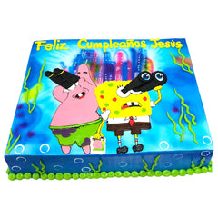 Pastel Bob Esponja Binoculares – Mr. Pay Pastelería