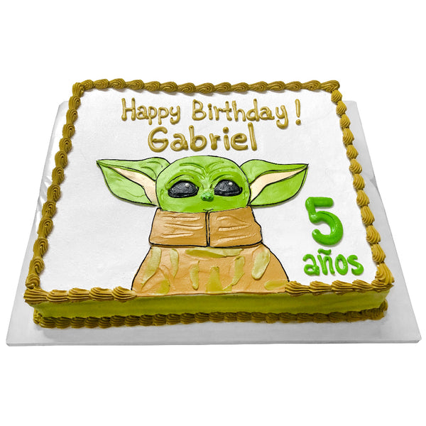 Pastel Baby Yoda Cumpleaños – Mr. Pay Pastelería