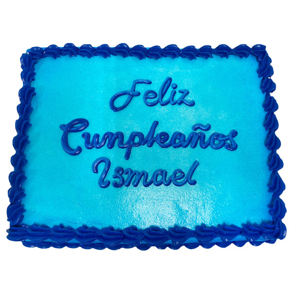Pastel Cumpleaños Azul – Mr. Pay Pastelería