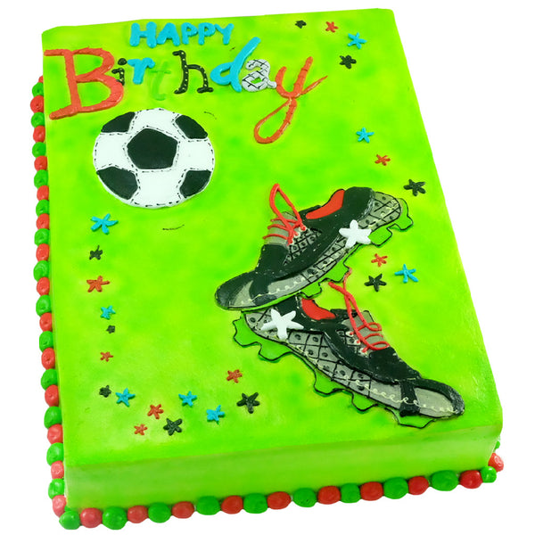 Pastel Happy Birthday Fútbol – Mr. Pay Pastelería