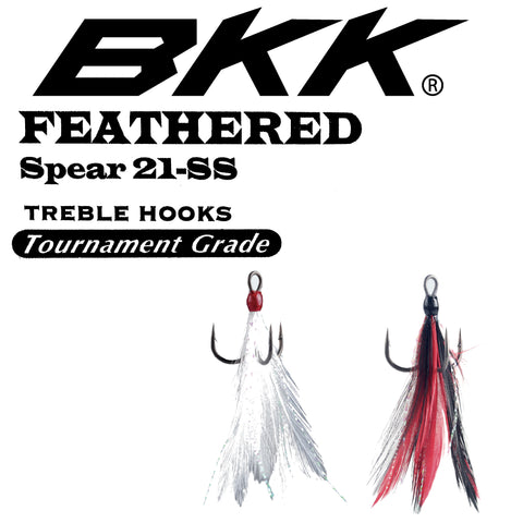BKK Raptor-X 3X Strong Treble Hook Lightweight Hand Ground Bright