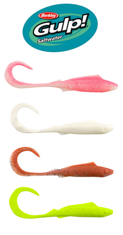 Berkley Gulp! Saltwater Ghost Shrimp Soft Baits - Size: 5 - Color:  Chartreuse Belly - Q'ty: 7pk