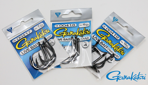  Gamakatsu 05104 Bait Holder Loose Hooks (10 Pack