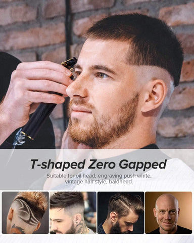 2020 new cordless zero gapped trimmer hair clipper reviews