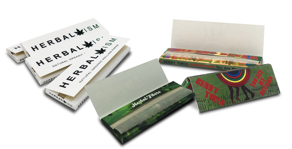 Custom rolling paper booklets