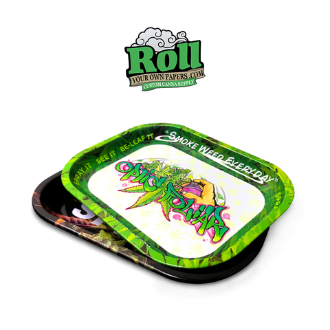 Custom Rolling Tray Manufacturer Wholesale Price Low Minimum Low MOQ Custom Rolling Trays by RYOP - rollyourownpapers.com