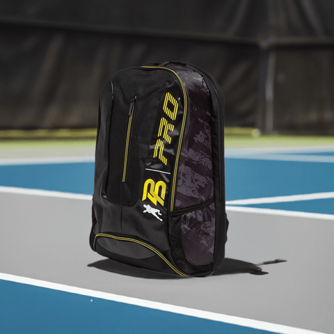 PBPRO Bags Yellow PBPRO Tour Professional Pickleball Backpack Yellow