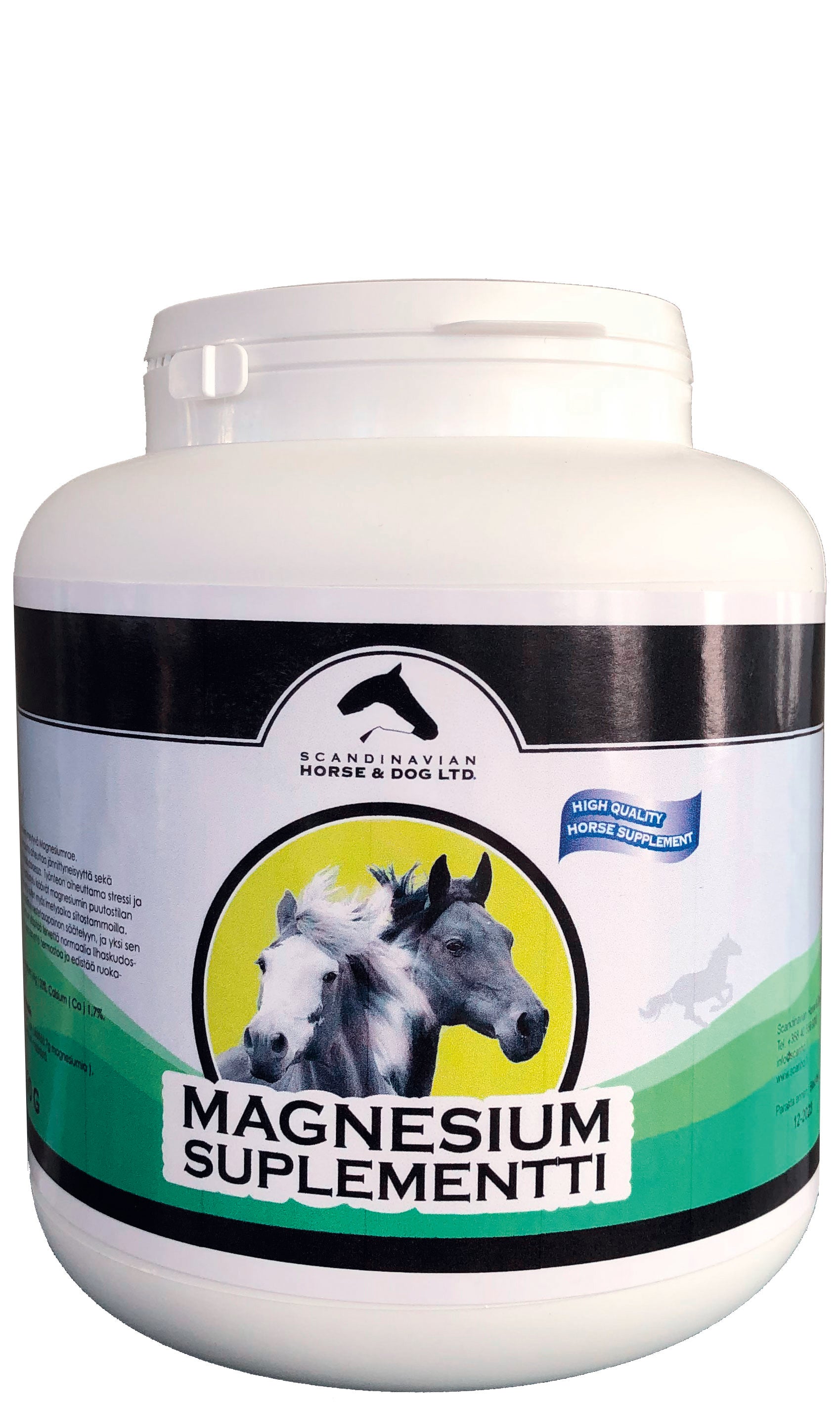 Magnesium Suplementti 2,8 kg – Scandinavian Horse & Dog