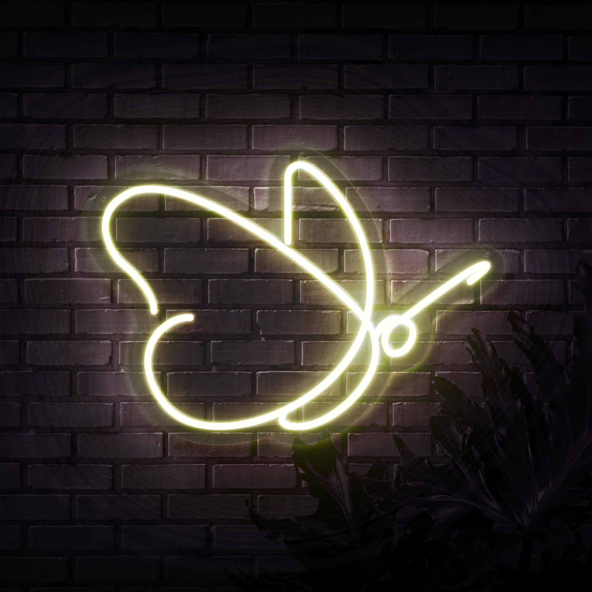 Butterfly Neon Sign Sketch & Etch US