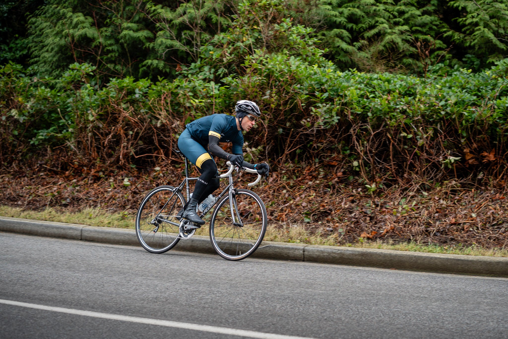 Man riding a bicycle