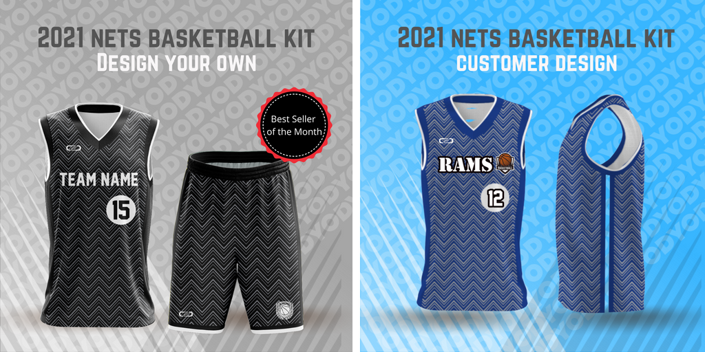 2021 Nets Basketball Uniform Kit