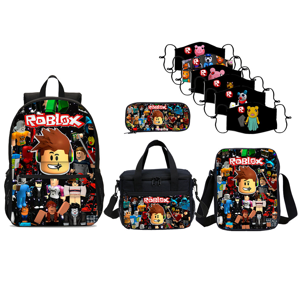 Roblox Backpack Lunch Bag Cross Body Bag Pencil Case And Face Cover 5 Bigschoolsupplies - purse roblox